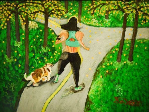 Jogging in the morning — Dr. Louis Bernard Antoine