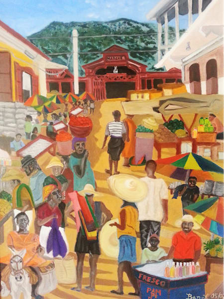 The market — Dr. Louis Bernard Antoine