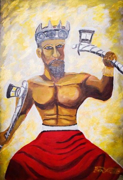 Shango - Afrigan god — Dr. Louis Bernard Antoine